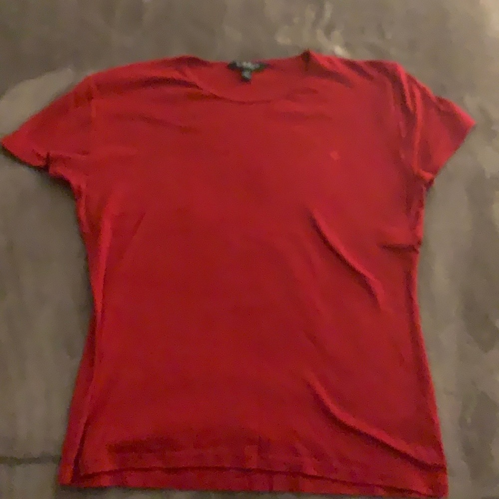 Red large tshirt
